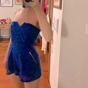 Royal Blue Romper